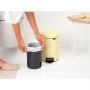 Kosz na śmieci 3 l żółty 233760 Brabantia NewIcon zdj.2