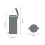 Pojemnik na odpady 30 l 238765 Brabantia NewIcon zdj.10