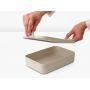 Pojemnik do przechowywania 25.9x16.7x6.2 cm beżowy 241345 Brabantia Make & Take zdj.6