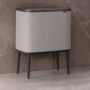Kosz na śmieci 36 l szary 254987 Brabantia Bo Touch Bin zdj.2
