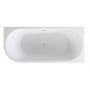 Wanna przyścienna 150x75 cm prostokątna biała #WA150ZPZP Besco Zoya zdj.3