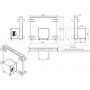 Okap kuchenny 90 cm blatowy czarny CDB9001CC Ciarko Design Moondraft zdj.2