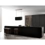 Okap kuchenny 90 cm wyspowy czarny CDW9001B Ciarko Design Mono W zdj.4