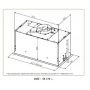 Okap kuchenny 74 cm podszafkowy biały CDZ7405B Ciarko Design Duo zdj.2