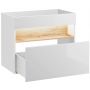 Szafka wisząca podumywalkowa 80x46 cm BAHAMAWHITE821FSC Comad Bahama White zdj.3