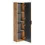 Szafka 35x25x140 cm boczna wisząca dab ADELOAK8001B1D Comad Adel Oak zdj.3
