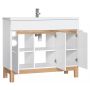 Szafka 100x46x84 cm podumywalkowa stojąca biała BALIWHITE825100CMFSC Comad Bali White zdj.3