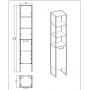 Szafka 35x33 cm BROOKLIN800FSC Comad Brooklin zdj.2