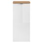 Szafka 35x35x80 cm boczna wisząca biała-dąb CAPRIWHITE811BFSC Comad Capri White zdj.3