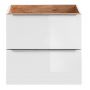 Szafka wisząca podumywalkowa 60x46 cm CAPRIWHITE820BFSC Comad Capri White zdj.4