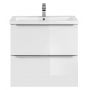Szafka wisząca podumywalkowa 60x46 cm CAPRIWHITE820BFSC Comad Capri White zdj.6