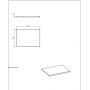 Blat naszafkowy 61x46 cm biały CAPRIWHITE890FSC Comad Capri White zdj.2