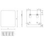 Lustro 120x70 cm prostokątne LUSTROJULIET120 Comad Juliet zdj.5