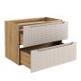 Szafka 80x46x57 cm dab-beżowa LUXORBEIGE82802S Comad Luxor Beige zdj.4