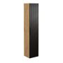 Szafka 35x33x170 cm czarna-dab LUXORBLACK80011D Comad Luxor Black zdj.1