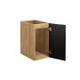 Szafka 30x46x57 cm czarna-dab LUXORBLACK81301D Comad Luxor Black zdj.4