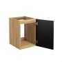 Szafka 40x46x57 cm czarna-dab LUXORBLACK81401D Comad Luxor Black zdj.4