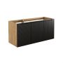 Szafka 120x46x57 cm czarna-dab LUXORBLACK821203D Comad Luxor Black zdj.1