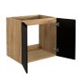 Szafka 60x46x57 cm czarna-dab LUXORBLACK82602D Comad Luxor Black zdj.4