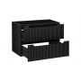 Szafka 80x39x57 cm podumywalkowa wisząca czarna NOVABLACKD282802S Comad Nova Black zdj.4