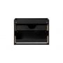 Szafka 80x39x57 cm podumywalkowa wisząca czarna NOVABLACKD282802S Comad Nova Black zdj.6
