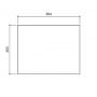 Blat 50x40 cm biały NOVAWHITE8950 Comad Nova White zdj.3