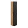 Szafka 35x33x170 cm czarna-dab OCEANBLACK80011D Comad Ocean Black zdj.1