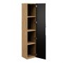 Szafka 35x33x170 cm czarna-dab OCEANBLACK80011D Comad Ocean Black zdj.4