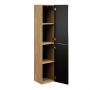 Szafka 35x33x170 cm czarna-dab OCEANBLACK80022D Comad Ocean Black zdj.4