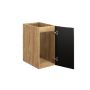 Szafka 30x46x57 cm czarna-dab OCEANBLACK81301D Comad Ocean Black zdj.4