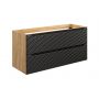 Szafka 120x46x57 cm czarna-dab OCEANBLACK821202S Comad Ocean Black zdj.1