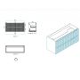 Szafka 120x46x57 cm czarna-dab OCEANBLACK821202S Comad Ocean Black zdj.2
