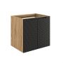 Szafka 60x46x57 cm czarna-dab OCEANBLACK82602D Comad Ocean Black zdj.1
