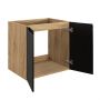 Szafka 60x46x57 cm czarna-dab OCEANBLACK82602D Comad Ocean Black zdj.4