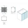 Szafka 60x46x57 cm czarna-dab OCEANBLACK82602D Comad Ocean Black zdj.2
