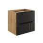 Szafka 60x46x57 cm czarna-dab OCEANBLACK82602S Comad Ocean Black zdj.1