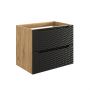 Szafka 70x46x57 cm czarna-dab OCEANBLACK82702S Comad Ocean Black zdj.1