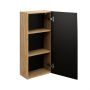Szafka 35x19x75 cm czarna-dab OCEANBLACK83351D Comad Ocean Black zdj.4