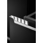 Szafka 80x46x45.6 cm podumywalkowa wisząca czarna SANTAFEBLACK8280B2S Comad Santa Fe Black zdj.7