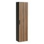 Comad Xilo szafka 35x25x140 cm boczna wisząca czarna-szara-dąb XILO BLACK WOTAN 80-01-D-1D zdj.1
