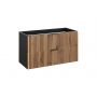 Szafka 100x46x57 cm podumywalkowa wisząca czarna XILOBLACKWOTAN82100D2S Comad Xilo zdj.3