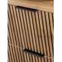 Szafka 100x46x57 cm podumywalkowa wisząca czarna XILOBLACKWOTAN82100D2S Comad Xilo zdj.5