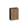 Szafka 40x22x57 cm podumywalkowa wisząca czarna XILOBLACKWOTAN8240D1D Comad Xilo zdj.1
