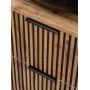 Szafka 60x46x57 cm podumywalkowa wisząca czarna XILOBLACKWOTAN8260D2S Comad Xilo zdj.5