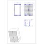 Szafka 80x46x57 cm podumywalkowa wisząca czarna-dąb XILOBLACKWOTAN8280D2S Comad Xilo zdj.2