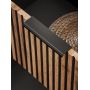 Szafka 80x46x57 cm podumywalkowa wisząca czarna-dąb XILOBLACKWOTAN8280D2S Comad Xilo zdj.6