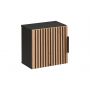 Szafka 35x35x22 cm boczna wisząca czarna-szara-dąb XILOBLACKWOTAN8301D1D Comad Xilo zdj.2
