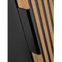 Szafka 35x35x22 cm boczna wisząca czarna-szara-dąb XILOBLACKWOTAN8301D1D Comad Xilo zdj.7