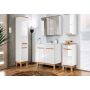 Szafka 80x20x69.4 cm z lustrem biała BALIWHITE841FSC Comad Bali White zdj.6