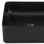 Umywalka 37x37 cm kwadratowa nablatowa czarna UM6276SLIM40BLACKDP Comad Slim zdj.5